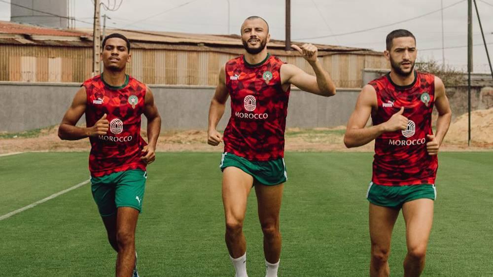 المنتخب المغربي يواصل استعدادته بحصة تدريبية عرفت حضور أمين عدلي