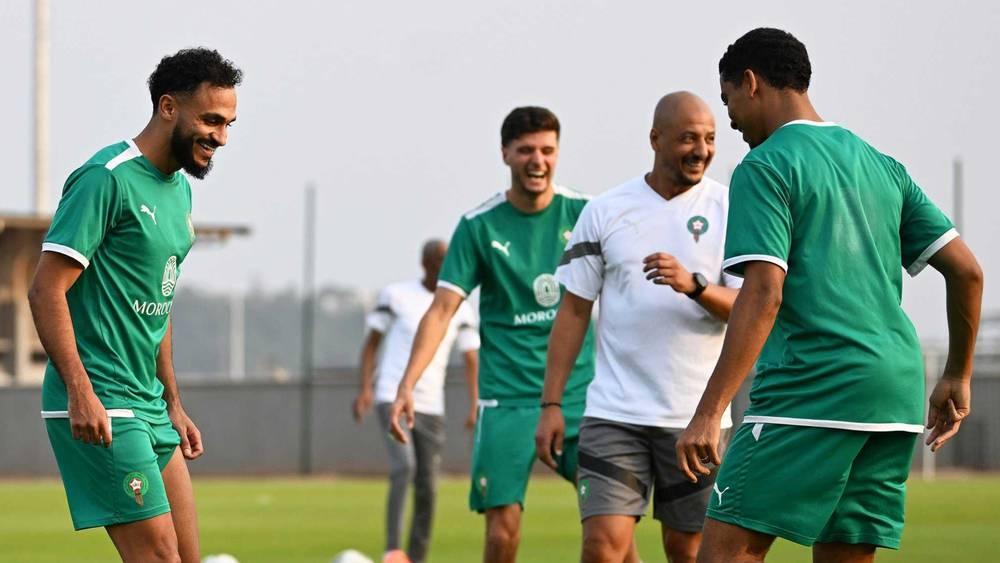 المنتخب المغربي ينهي حصة تدريبية جديدة استعدادا لمواجهة الكونغو الديمقراطية