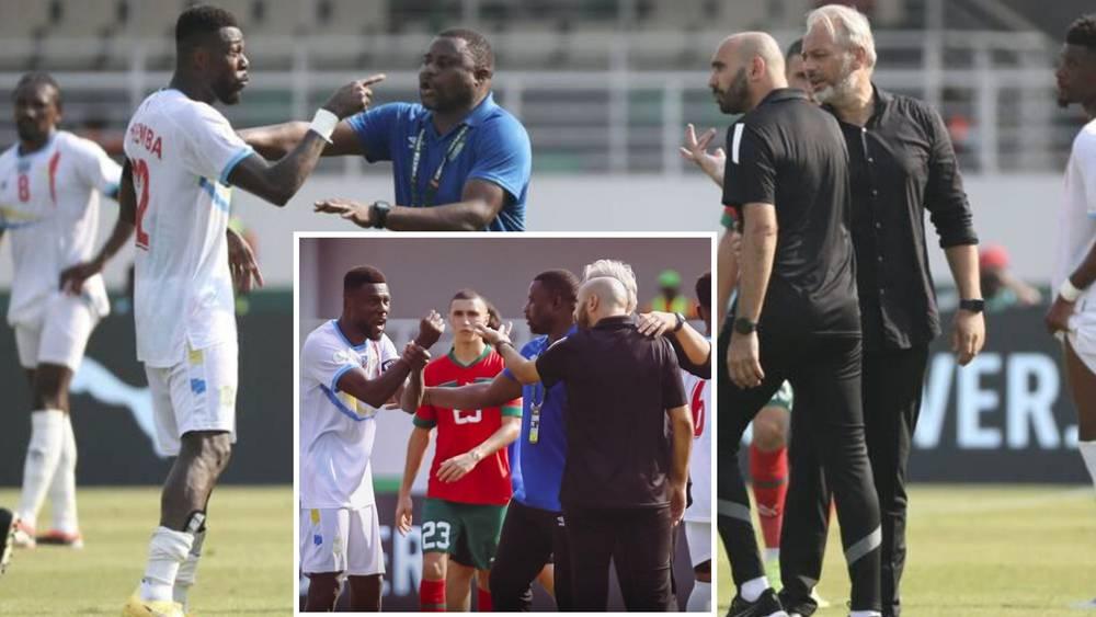 الركراكي ينهي الجدل ويكشف حقيقة ما حدث مع قائد الكونغو الديمقراطية "مبيمبا"