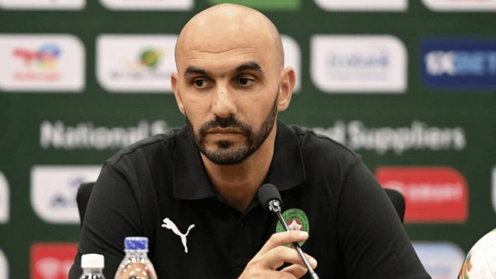 الركراكي بعد الإقصاء من "الكان": "اللاعبون قدموا كل ما لديهم وأنا من يتحمل المسؤولية"