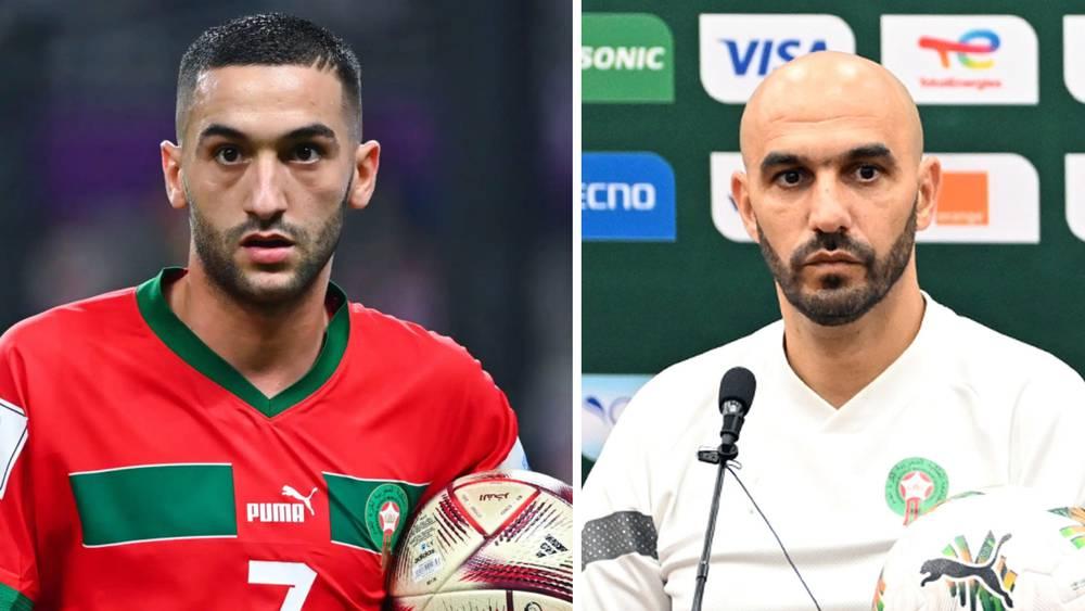 الركراكي: "زياش يعتبر اللاعب المفتاح في المنتخب.. كان يجب أن أريحه أمام زامبيا لكن هو من أراد اللعب"
