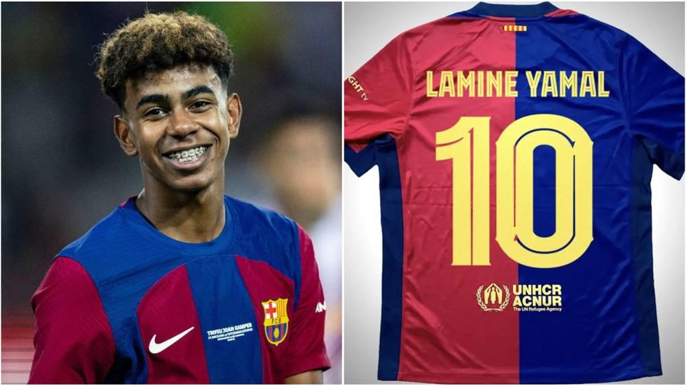 إذاعة كتلونيا/ برشلونة سيمنح للاعبه لامين يامال القميص رقم 10 الموسم المقبل
