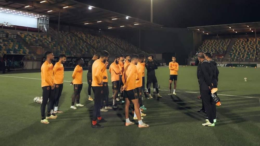 نهضة بركان يخوض آخر حصة تدريبية في ليبيا استعدادا لمواجهة أبو سليم