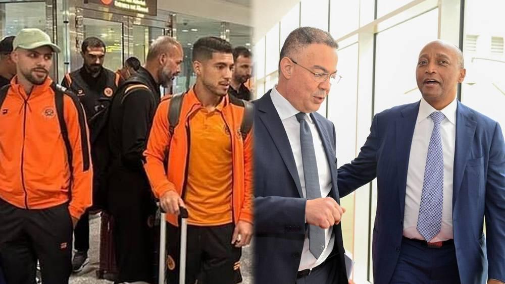 لقجع وموتسيبي يتدارسون أزمة احتجاز بعثة نهضة بركان في مطار "الهواري بومدين" بالجزائر