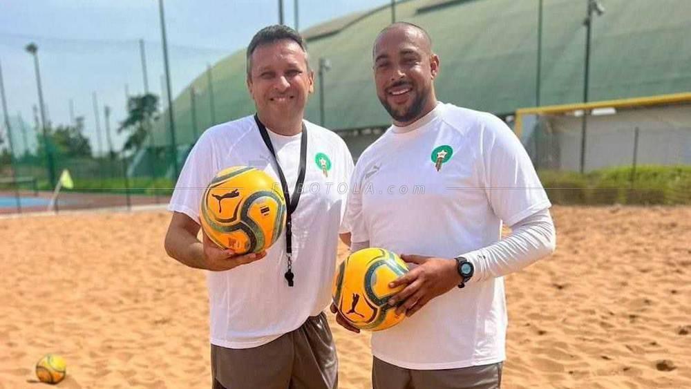 الجامعة تعين البرازيلي "دو سوزا" بمعية نسيم الحداوي لقيادة المنتخب المغربي للكرة الشاطئية خلفا لعمر سيلا