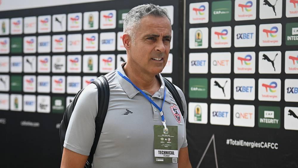 غوميز (مدرب الزمالك): "علمت بتشكيلة نهضة بركان وطريقة لعبهم قبل المباراة"