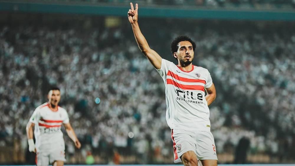 حمدي (لاعب الزمالك): "احتفاليتي بهدفي في مرمى ن. بركان كانت من أجل فلسطين.. إنها قضية العالم بأجمعه"