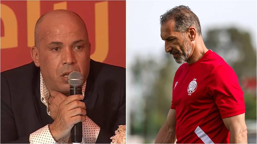 بنعسكر يتلقى تصريحات البرناكي باستغراب كبير ولاعبون يتهمونه بالتشويش قبل مباراة الديربي