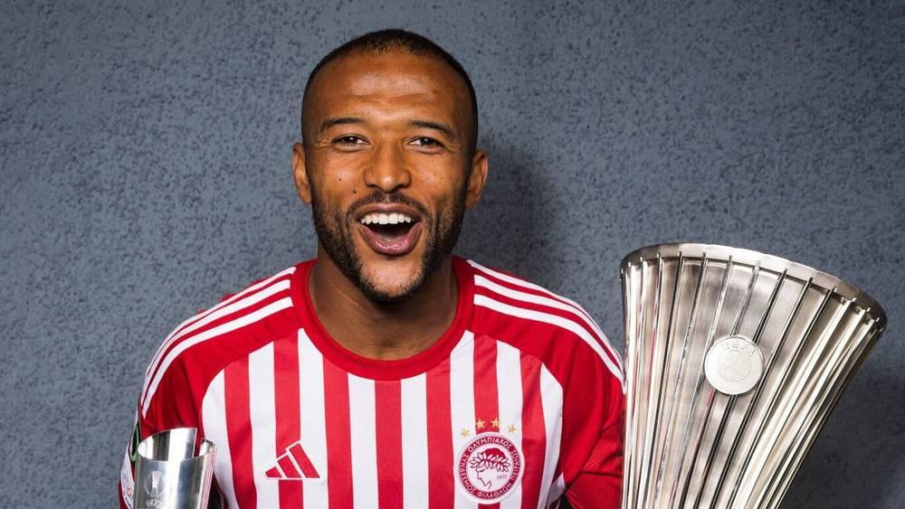 الكعبي: "أخبرت زُملائي في أولمبياكوس أننا سنفوز بدوري المؤتمر الأوروبي.. لقد كانت مُغامرة فريدة من نوعها"