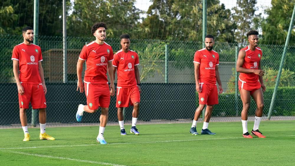 المنتخب المغربي الأولمبي يخوض آخر حصة تدريبية قبل التوجه غدا الأحد إلى فرنسا تأهبا للمشاركة في الأولمبياد