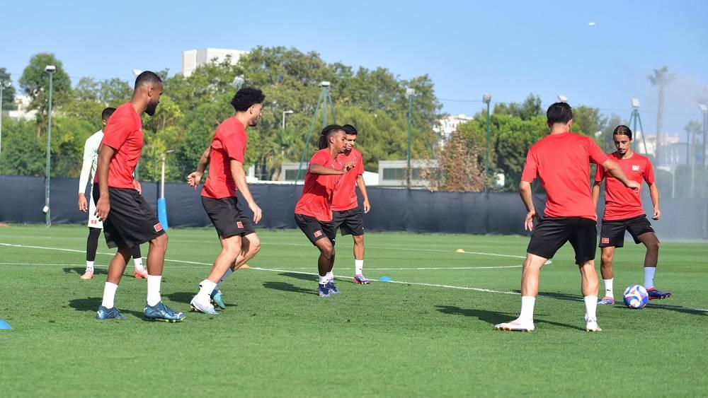 المنتخب المغربي الأولمبي يخوض أول حصة تدريبية بمدينة نيس تأهبا لمواجهة العراق