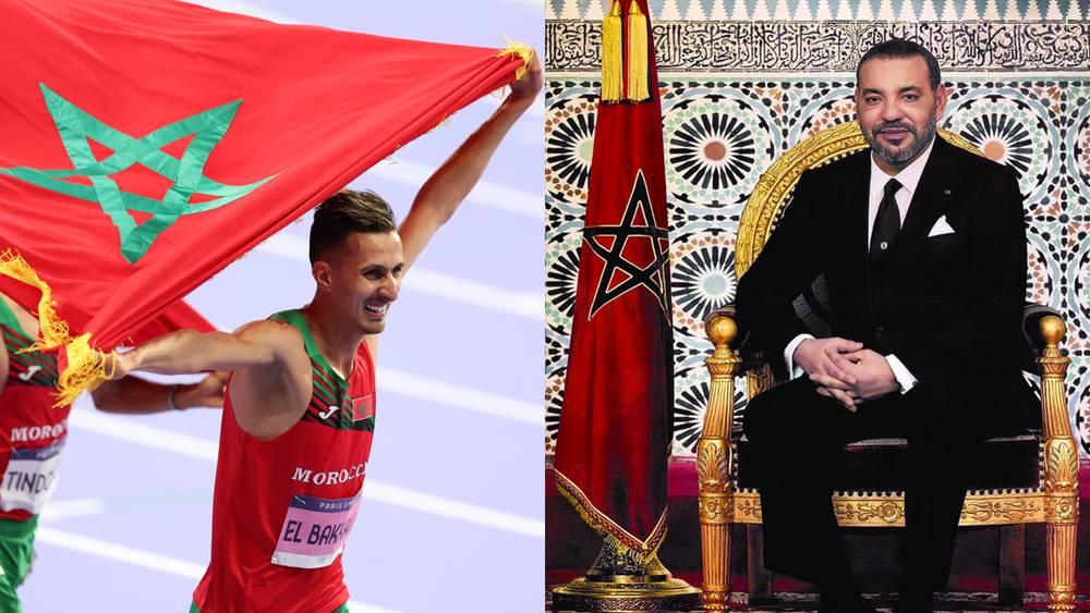 برقية تهنئة من الملك محمد السادس إلى سفيان البقالي بعد تتويجه بالميدالية الذهبية في أولمبياد باريس