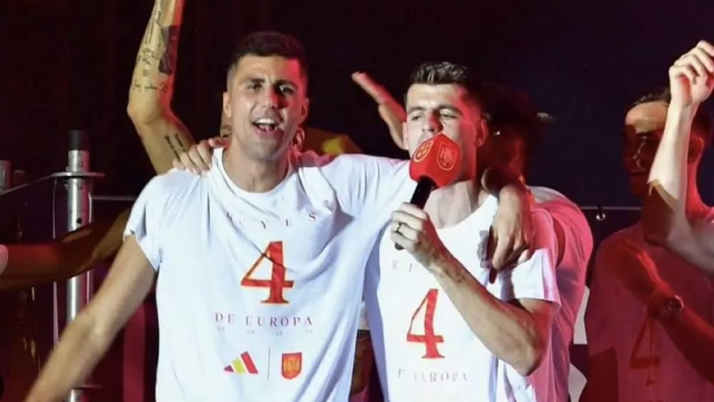 "اليويفا" تبدأ التحقيق في احتفالات موراتا ورودري بلقب بطولة أوروبا 2024