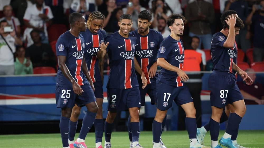 حكيمي يسجل ويقدم أسيست في فوز باريس سان جيرمان "الساحق" على مونبولييه (6-0)