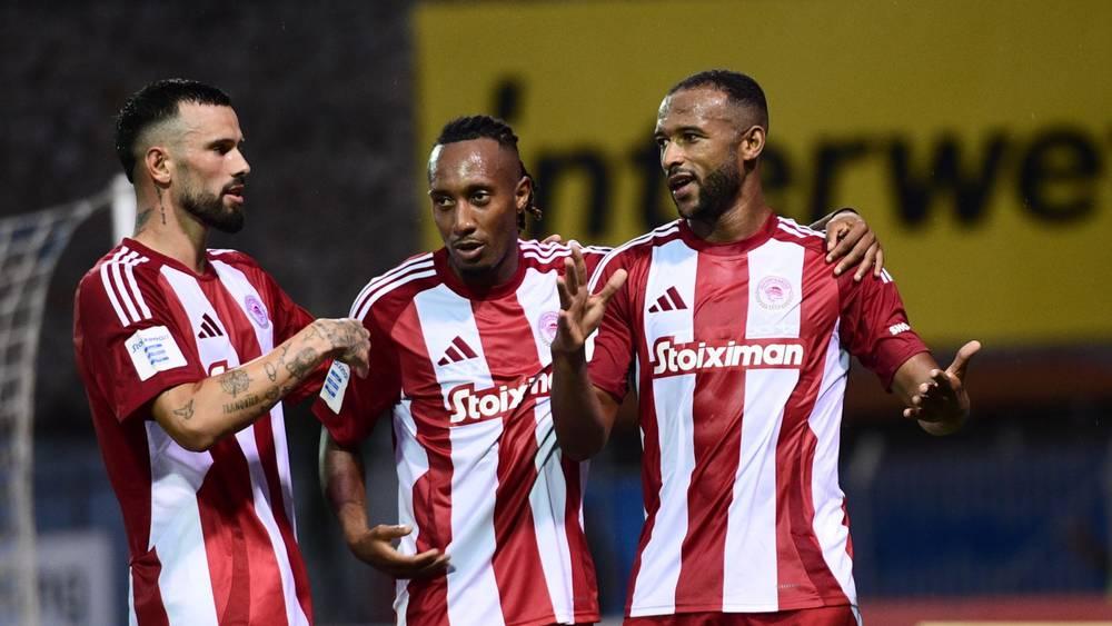 هدفان وأسيست.. أيوب الكعبي يبدأ التسجيل مع أولمبياكوس في الموسم الجديد