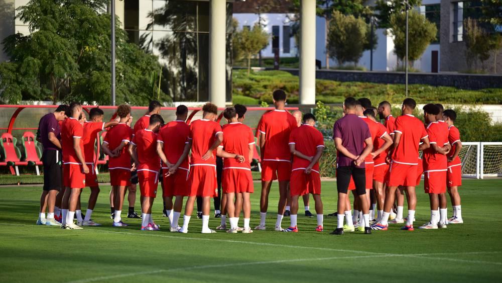 المنتخب المغربي يجري حصتين تدريبيتين اليوم قبل التوجه لأكادير استعدادا لملاقاة الغابون