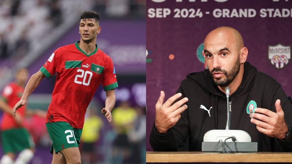 الركراكي: "داري تعرض لإصابة على مستوى الكاحل ولم نرغب في المجازفة بإشراكه في انتظار نتائج الفحوصات الطبية"