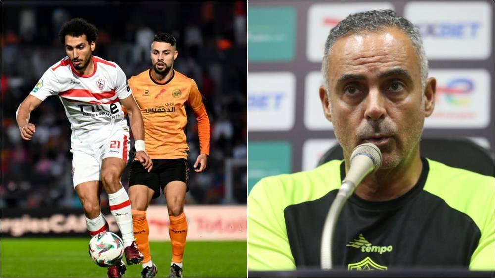 غوميز (مدرب الزمالك): "أصعب مباراة لي رفقة فريقي في كأس الكونفدرالية كانت أمام نهضة بركان خارج أرضنا"