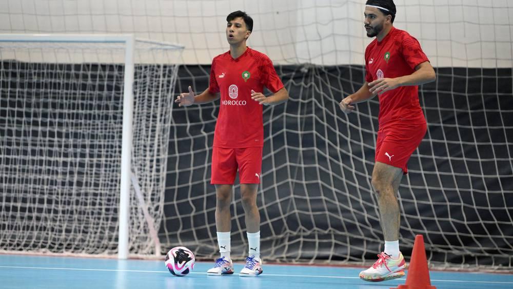 المنتخب المغربي لـ"الفوتسال" يخوض آخر حصة تدريبية قبل مواجهة بنما في ثاني مبارياته في مونديال "أوزبكستان 2024"