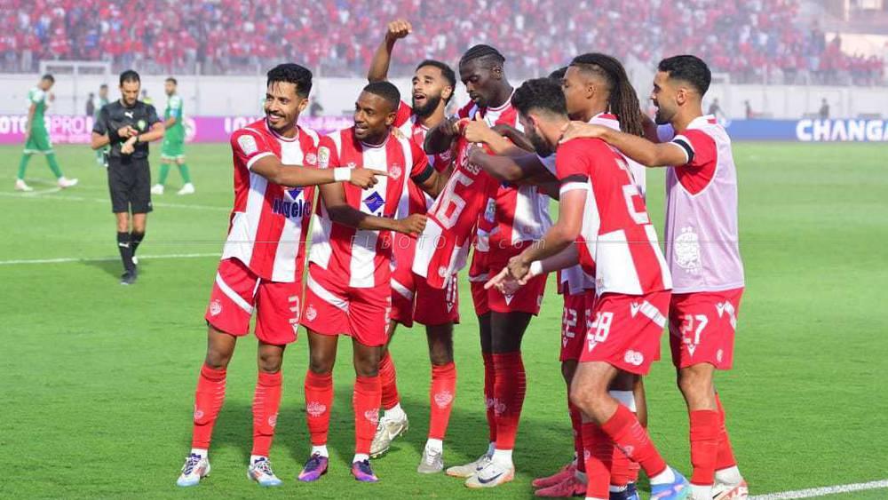 البطولة الاحترافية/ الوداد يقلب الطاولة على الدفاع الحسني الجديدي (4-1) ويحقق انتصاره الثاني هذا الموسم