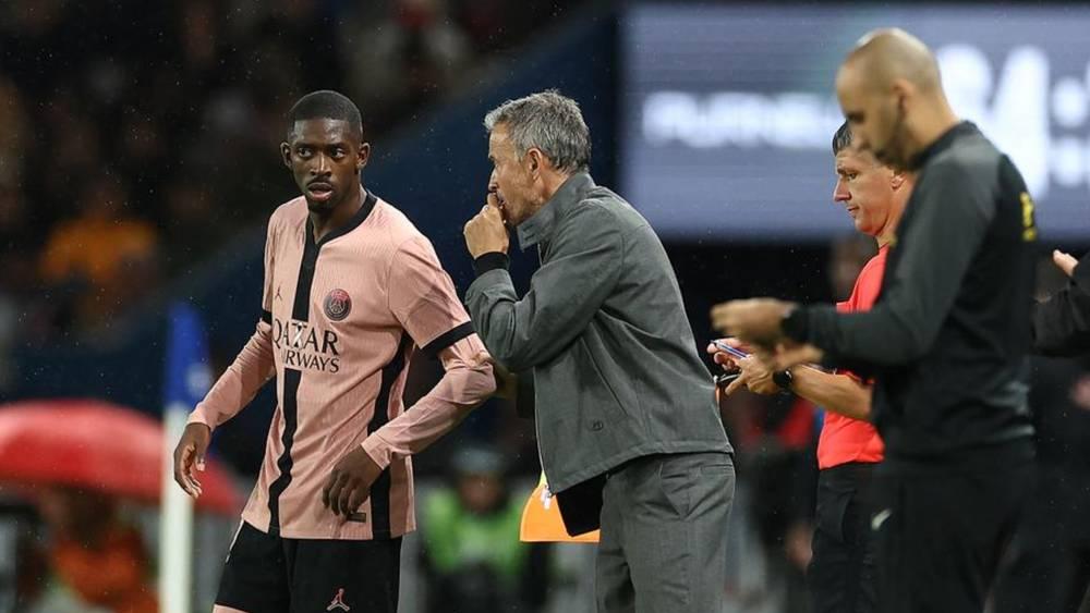 إنريكي يعاقب ديمبيلي ويستبعده من قائمة باريس سان جيرمان ضد أرسنال