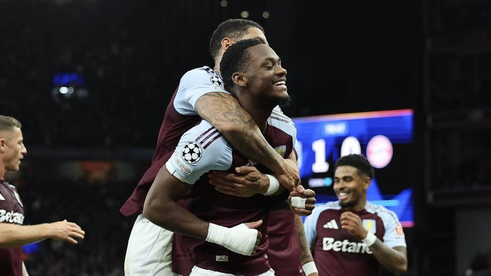 أستون فيلا يهزم بايرن ميونخ ويحقق فوزه الثاني في دوري أبطال أوروبا