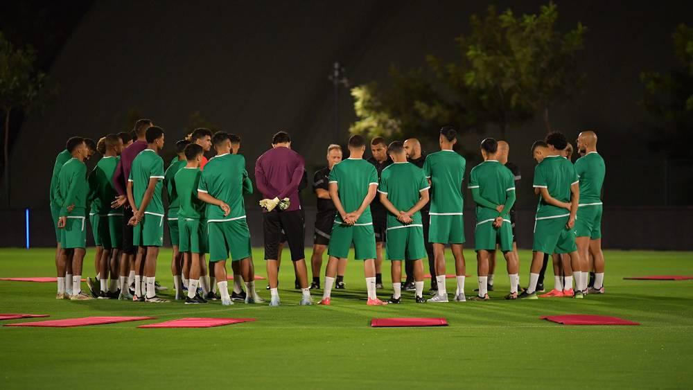المنتخب المغربي يخوض أولى حصصه التدريبية استعدادا لمواجهة أفريقيا الوسطى