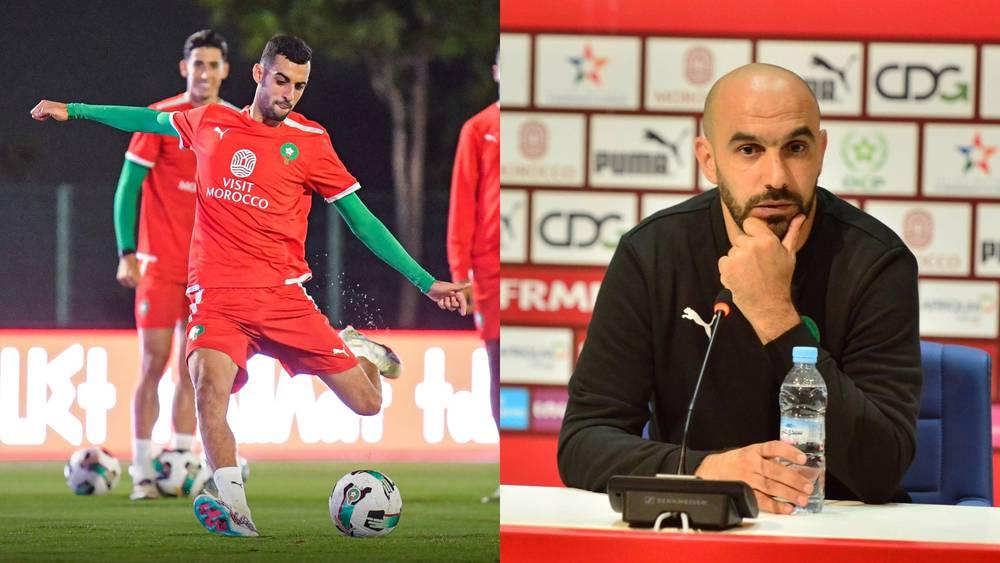 الركراكي: "بلعمري لاعب ذكي ويتوفر على تقنيات عالية"