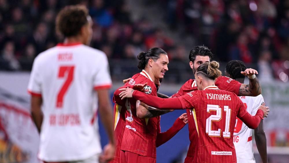 ليفربول يعود بفوز من ملعب لايبزيغ ويحقق العلامة الكاملة في دوري الأبطال إلى جانب أستون فيلا