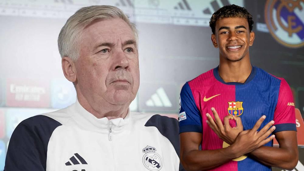 أنشيلوتي قبل الكلاسيكو: "لامين يامال؟ لا يجب التركيز على لاعب واحد"