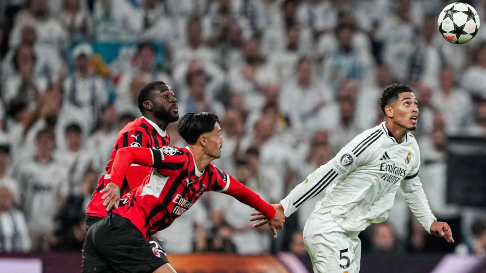 دوري الأبطال/ ريال مدريد ينهزم في ميدانه أمام ميلان (3-1) والتعادل يحسم مباراة ليل ويوفنتوس (1-1) ودورتموند يفوز على شتورم غراتس (1-0)