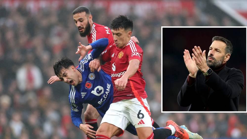 نيستلروي ينهي مهمته كمدرب مؤقت لليونايتد بفوز على ليستر سيتي (3-0)