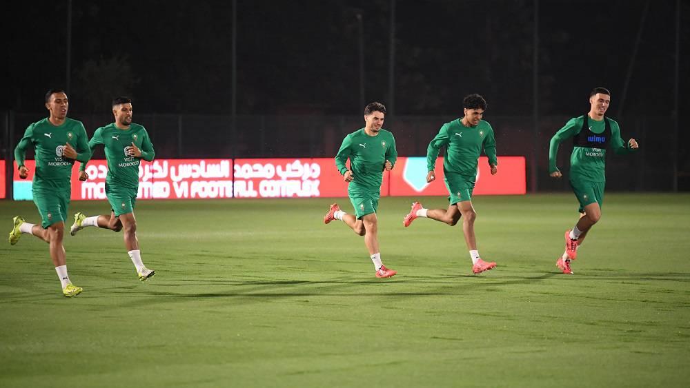 المنتخب المغربي يجري أولى حصصه التدريبية استعدادا لمواجهتي الغابون وليسوتو في تصفيات "كان 2025"