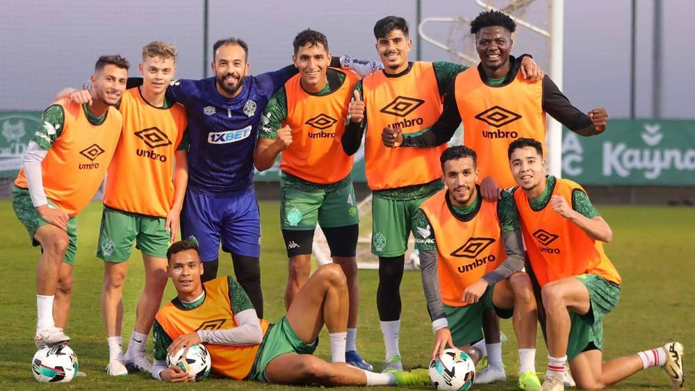 الرجاء يخوض آخر حصة تدريبية قبل مواجهة الجيش الملكي في دوري الأبطال