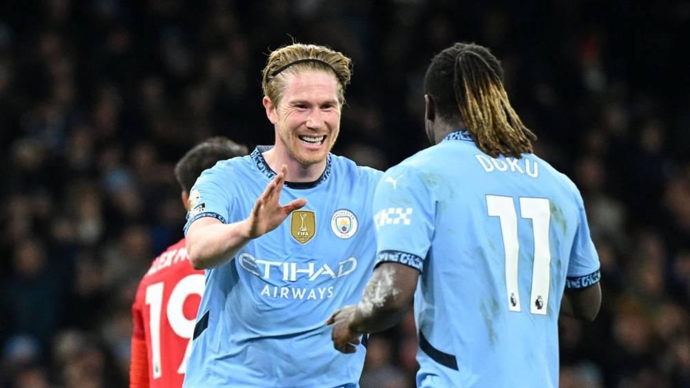 مانشستر سيتي ينهي "صيامه" عن الانتصار بفوز كبير على نوتنغهام فورست (3-0)