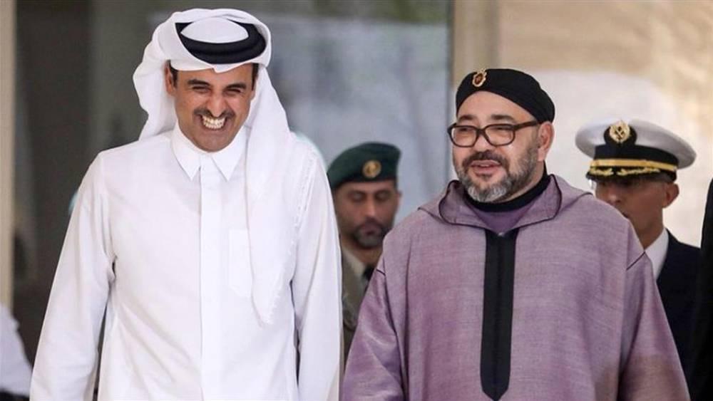 الشيخ تميم بن حمد آل ثاني أمير قطر يهنئ الملك محمد السادس بعد فوز المملكة بتنظيم مونديال 2030