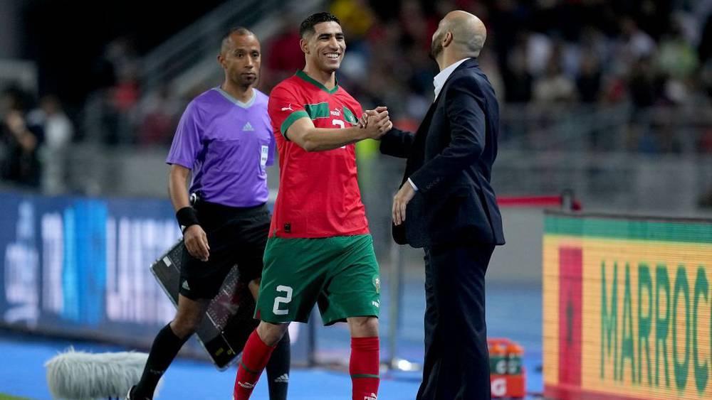 الركراكي عن حكيمي: "إنه أفضل ظهير أيمن في العالم حاليا وأشرف كان دائما قائدا دون ارتداء شارة العمادة"