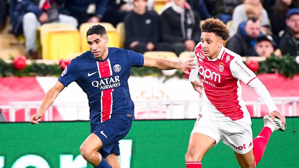 الدوري الفرنسي/ بهدف بنصغير و"أسيست" حكيمي.. باريس سان جيرمان يفوز على موناكو (2-4)
