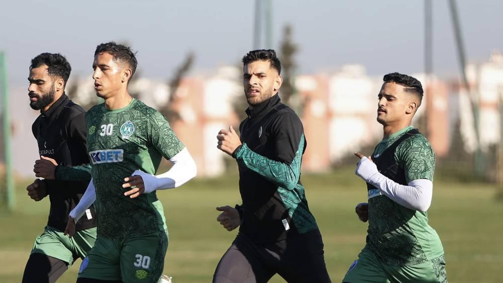 الرجاء الرياضي يخوض ثاني حصصه التدريبية استعدادا لملاقاة ماميلودي سان داونز