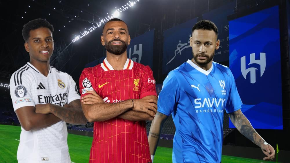 الهلال يخطط لتعويض نيمار.. محمد صلاح ورودريغو على رأس القائمة