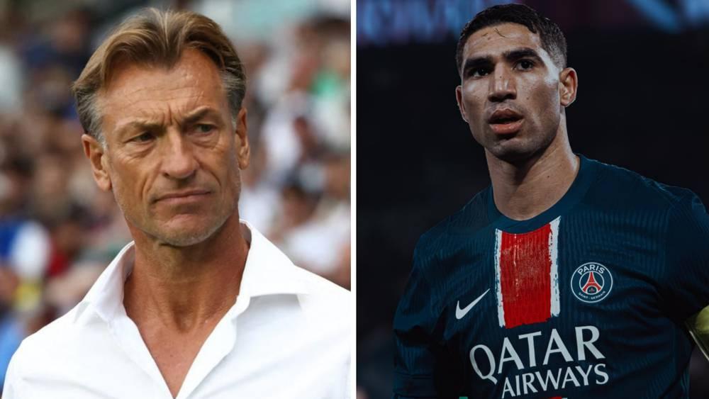 رونار: "حكيمي لديه نفس سرعة المهاجمين وهذا ما يجعله رياضيًا استثنائيًا"