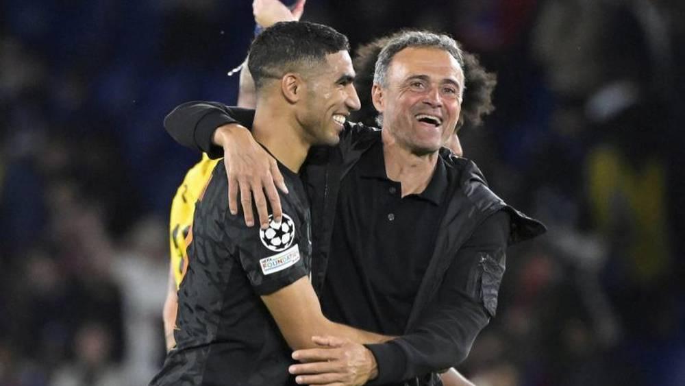 إنريكي: "تنتظرنا مباراة هامة أمام شتوتغارت في دوري الأبطال.. لذلك رأينا أن إراحة حكيمي أمام ريمس قرارا مناسباً"