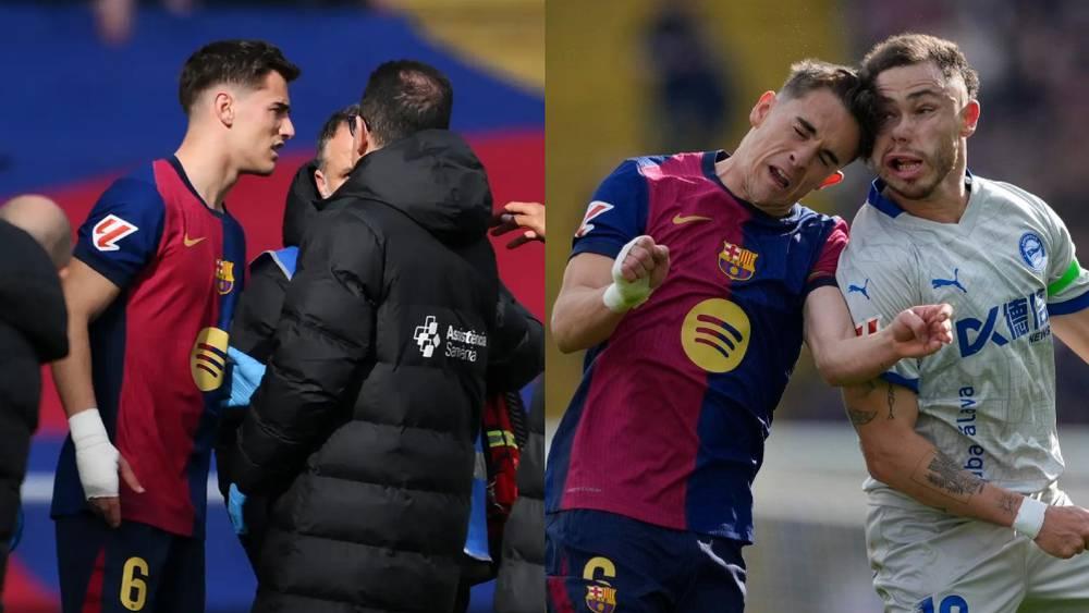 غافي لطبيب برشلونة بعد إصابته في الرأس: "في أي يوم نحن؟ ليست لدي أي فكرة"