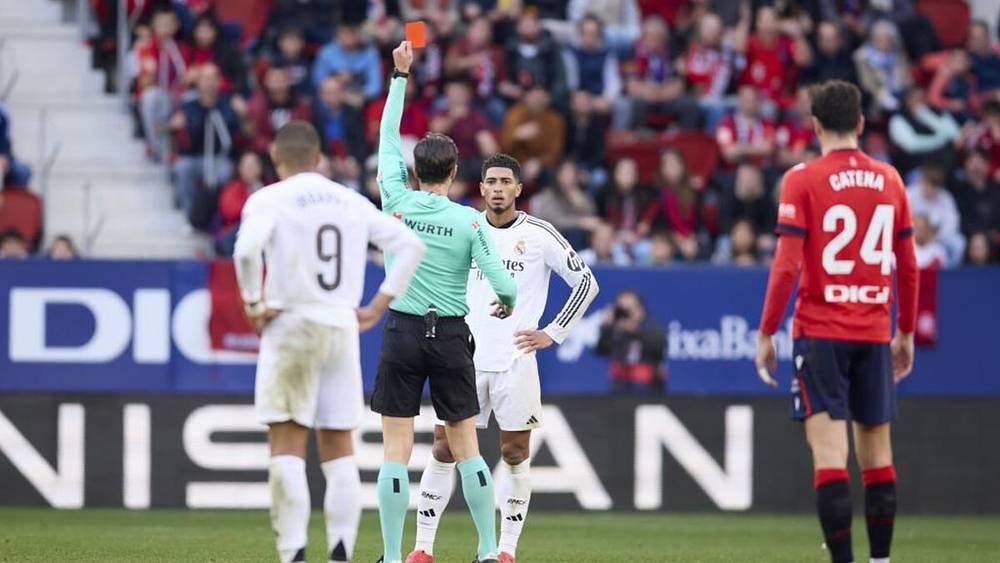 بيلينغهام مهدد بالإيقاف "لمدة طويلة" بعد طرده ضد أوساسونا!