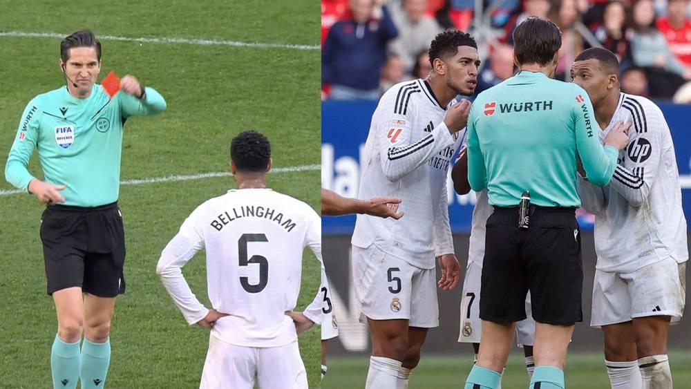 حكم مباراة أوساسونا ضد ريال مدريد: "بيلينغهام قال لي 'تبًّا لك'"