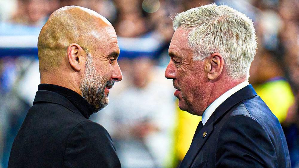 أنشيلوتي يرد على غوارديولا: "إنه يعلم أن نسبة فوزه غدا أكبر من 1 في المئة ولا أظن نسبة فوزنا تصل إلى 99 في المئة"