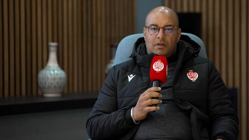 أشامي (مساعد مدرب الوداد) قبل مواجهة ن.بركان: "اللاعبون واعون بالمسؤولية وعازمون على تحقيق الفوز"