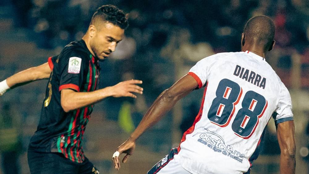 البطولة الاحترافية/ لا غالب ولا مغلوب في مباراة أولمبيك آسفي وضيفه الجيش الملكي (1-1)