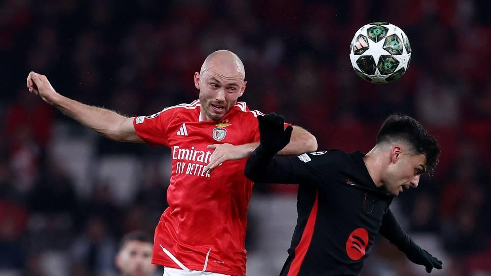 أورسنيس لاعب بنفيكا: "نؤمن بقدرتنا على تحقيق الفوز في برشلونة"