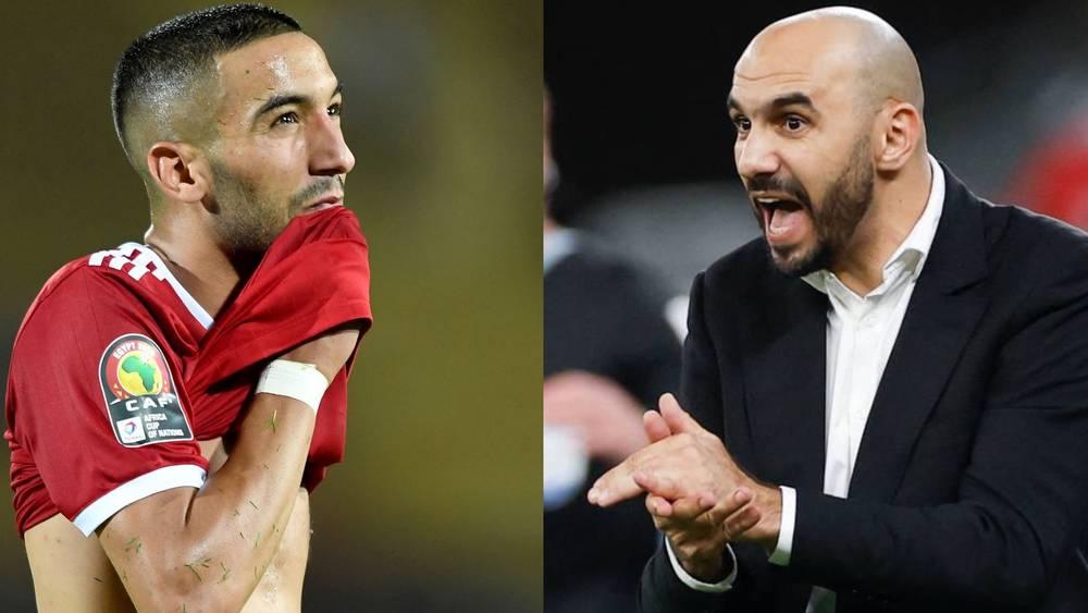 الركراكي: "زياش أعطى الكثير للمغرب وعندما سيستعيد مستواه سيعود إلى المنتخب"